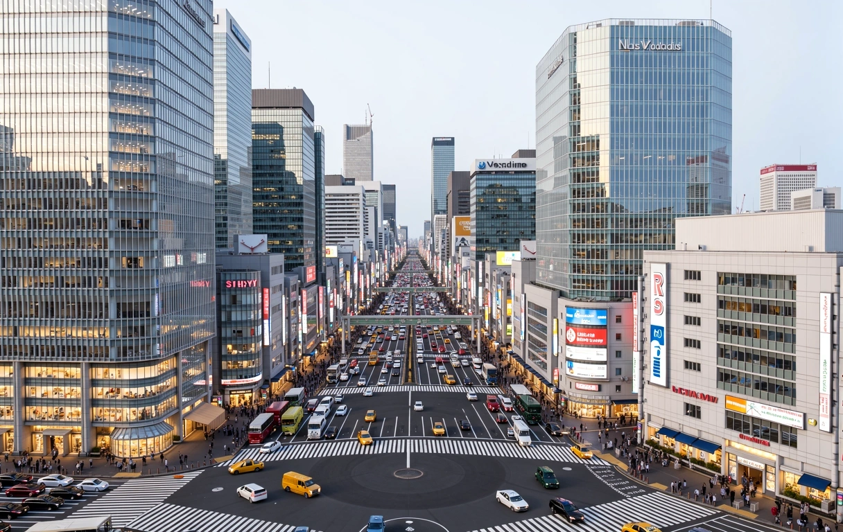 Tokyo financial district